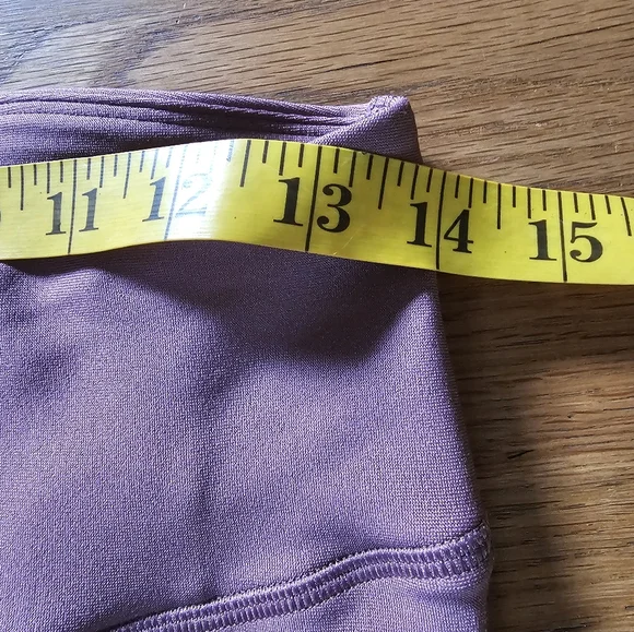 Under Armour Mauve Heat Gear Mid Rise Crop Compression Pants Women's Size Medium - Picture 8 of 12